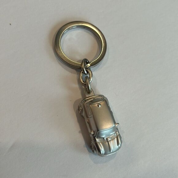 NWOT Silver Car Key Chain Fob Charm - Picture 2 of 7